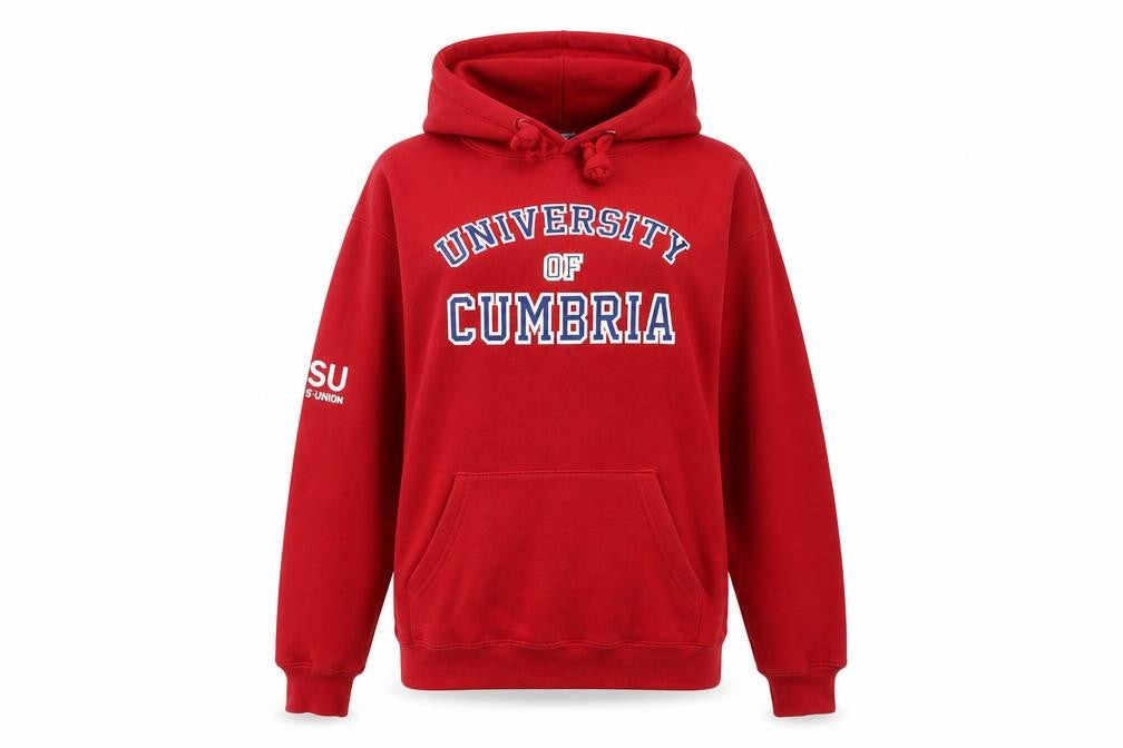 cumbria Womens Red   Pullover Hoodie Size S