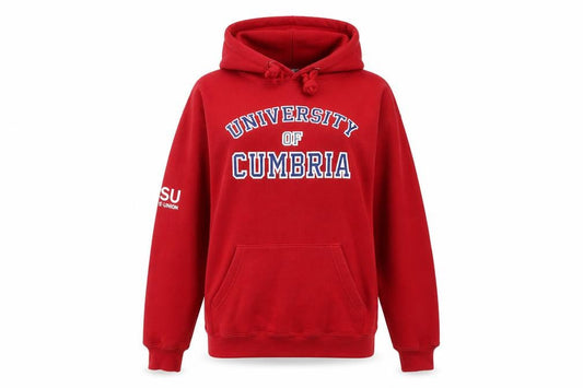 cumbria Womens Red   Pullover Hoodie Size S