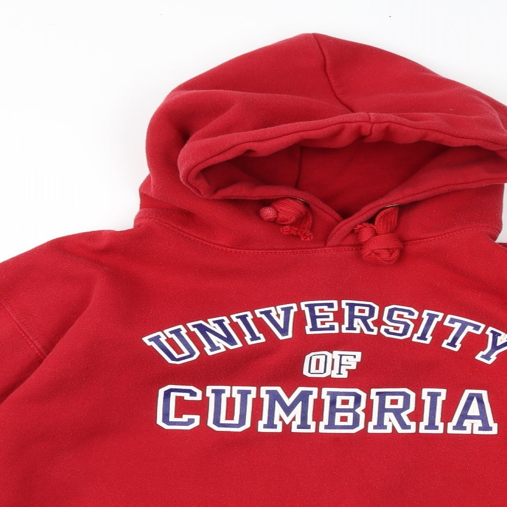 cumbria Womens Red   Pullover Hoodie Size S