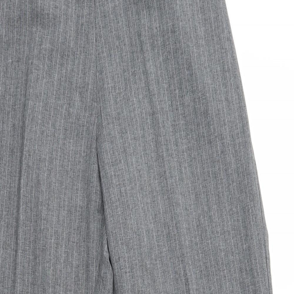 Marks and Spencer Womens Green Striped  Trousers  Size 10 L23 in