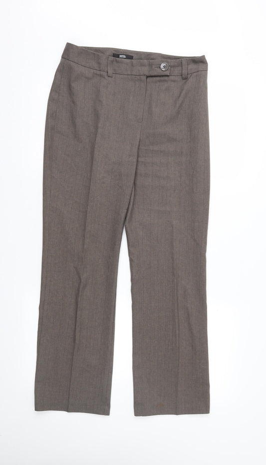 Marks and Spencer Womens Blue   Trousers  Size 10 L28 in