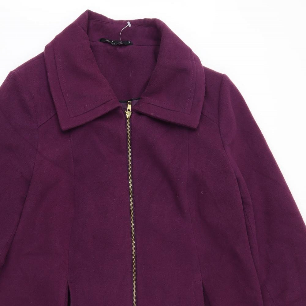 bm collection Womens Purple   Overcoat Blazer Size 16