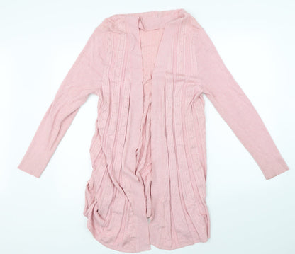 Bonmarché Womens Pink Cardigan Jumper Size M
