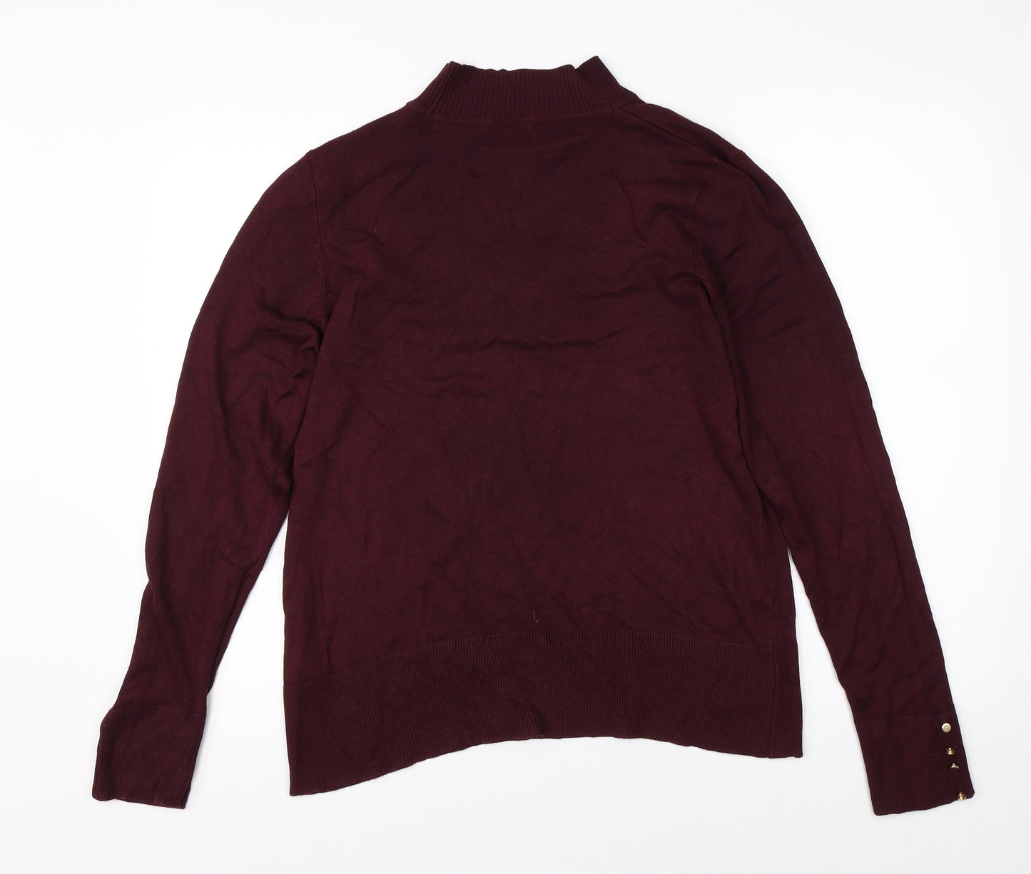 George Womens Red  Knit Pullover Jumper Size 16