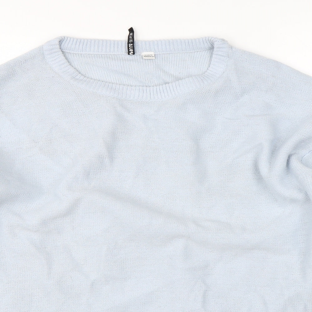 Capsule Womens Blue   Pullover Jumper Size L