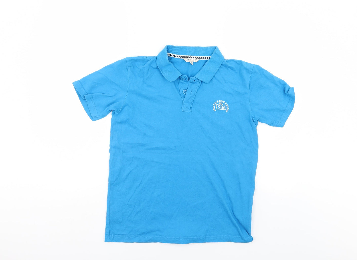 Soul Cal & Co Boys Blue   Basic Polo Size 12 Months