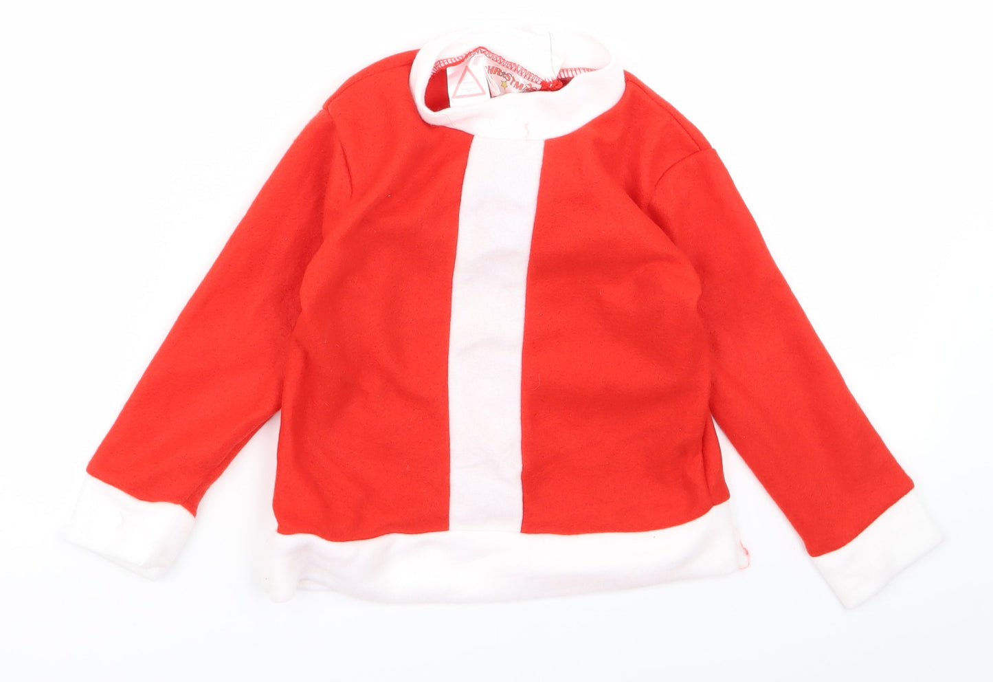Preworn Boys Red   Jacket  Size 2 Years  - santa