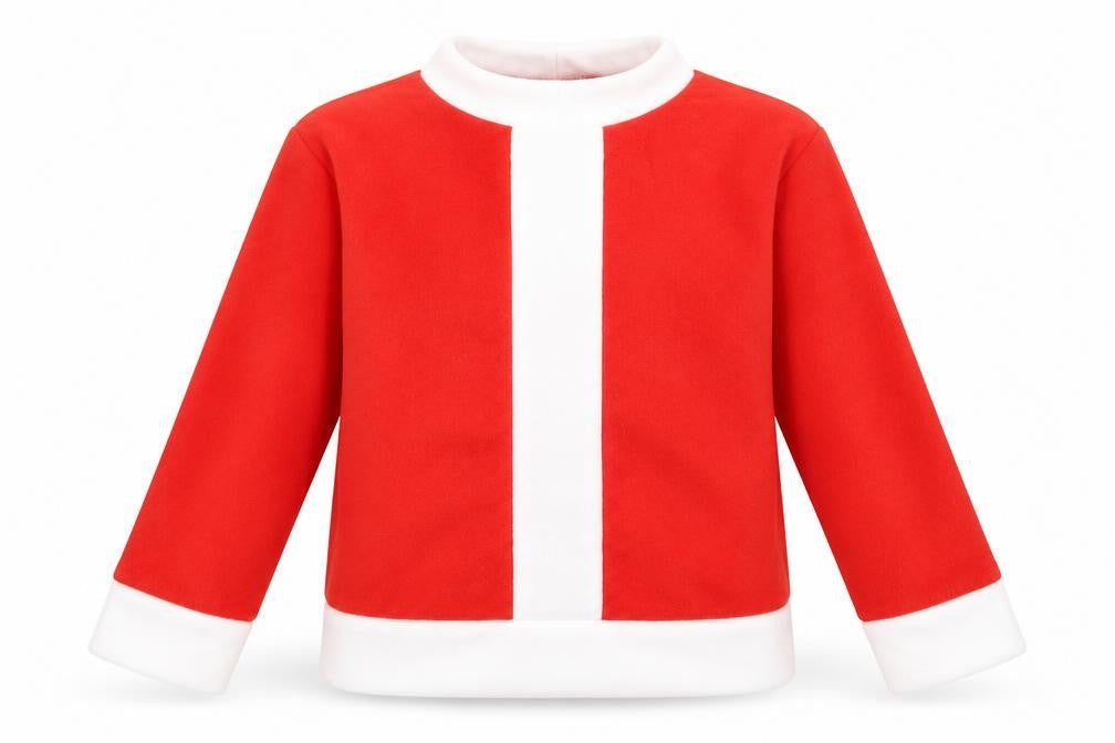 Preworn Boys Red   Jacket  Size 2 Years  - santa