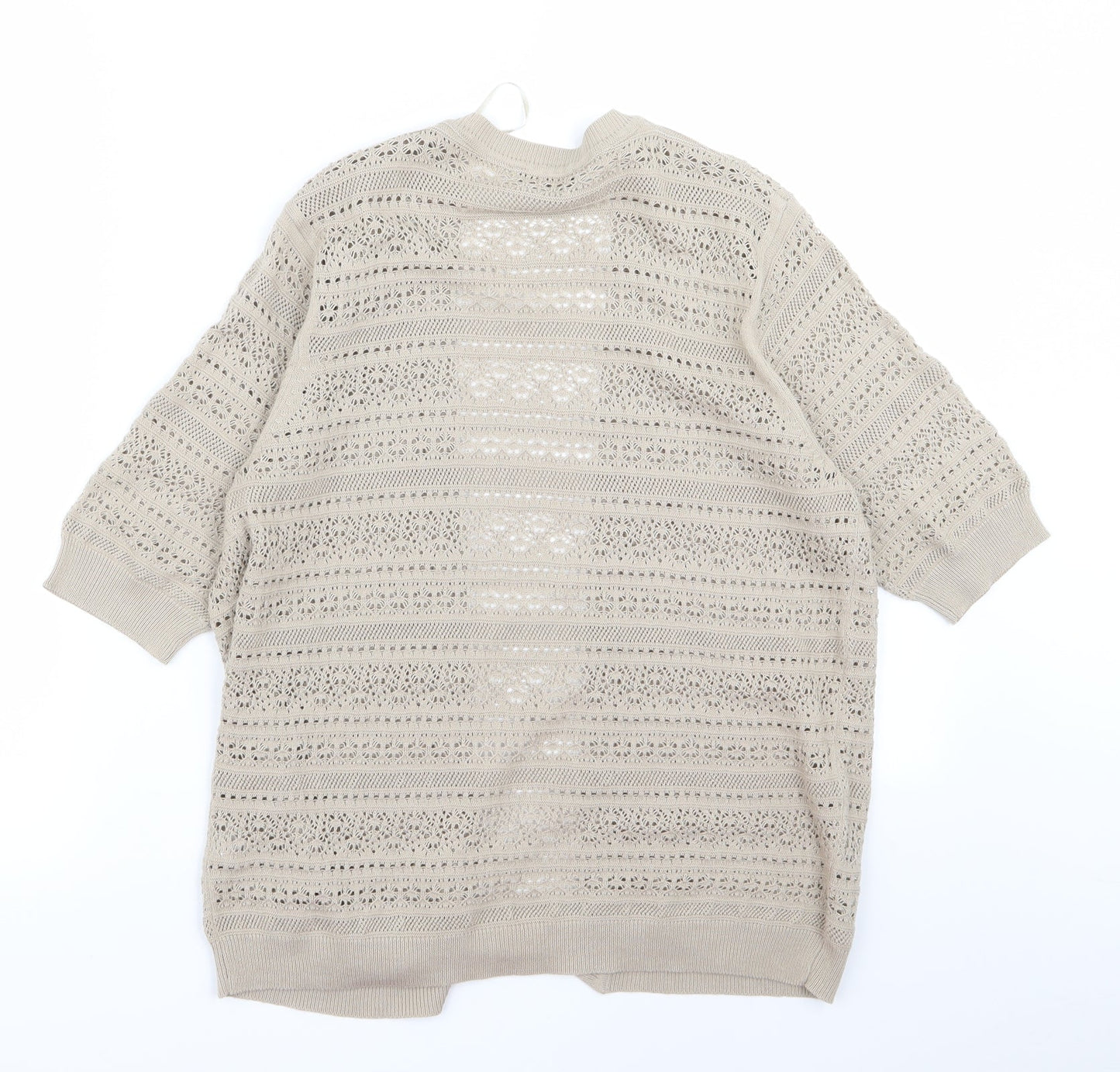 BHS Womens Beige   Cardigan Jumper Size 12