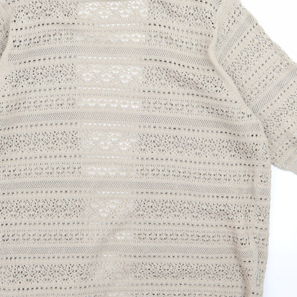 BHS Womens Beige   Cardigan Jumper Size 12