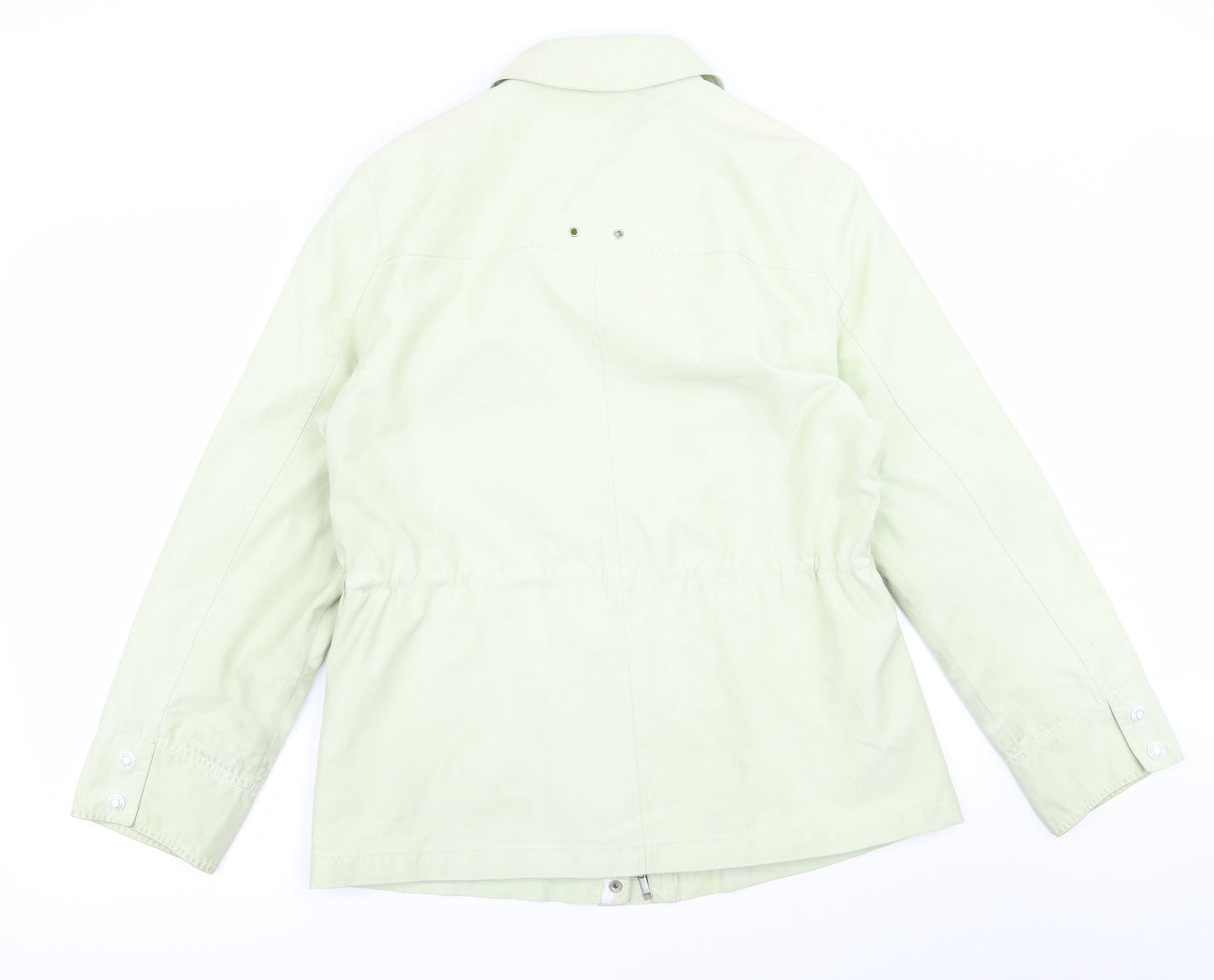 Preworn Womens Green   Overcoat Coat Size 14