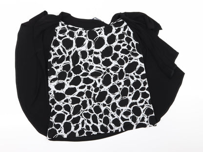 Preworn Womens Black   Basic T-Shirt Size 16