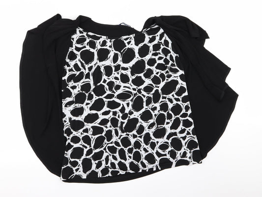 Preworn Womens Black   Basic T-Shirt Size 16