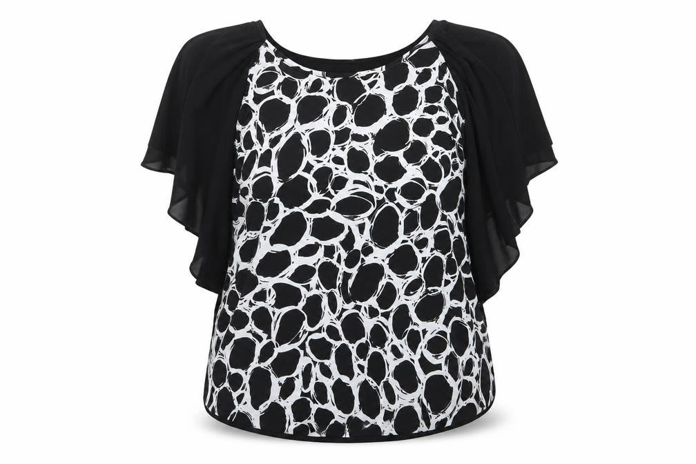 Preworn Womens Black   Basic T-Shirt Size 16