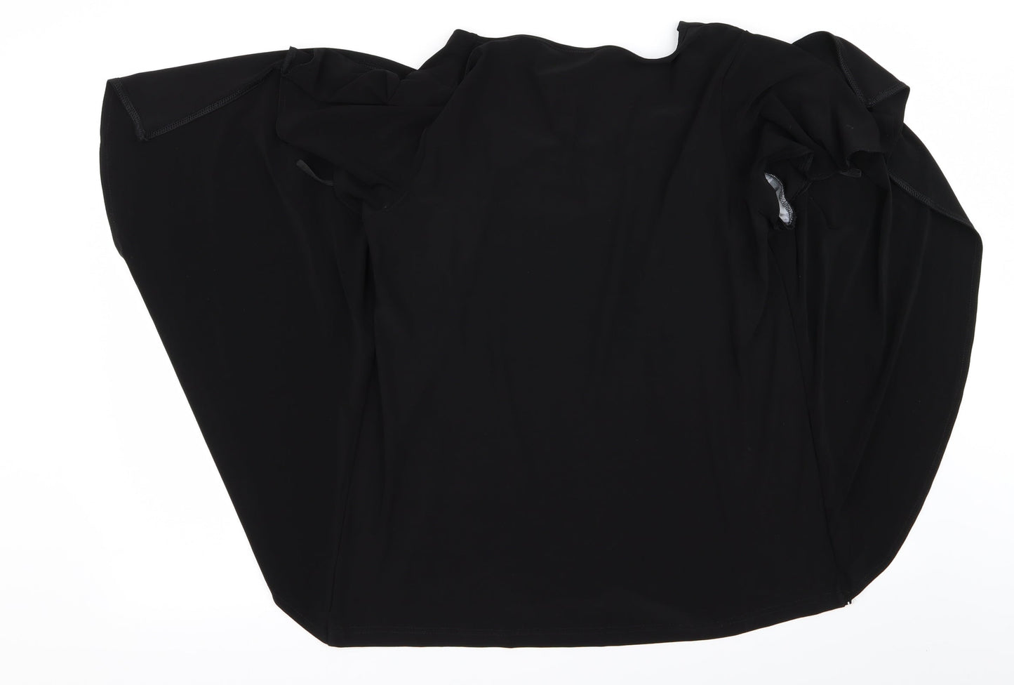 Preworn Womens Black   Basic T-Shirt Size 16