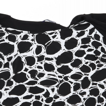 Preworn Womens Black   Basic T-Shirt Size 16