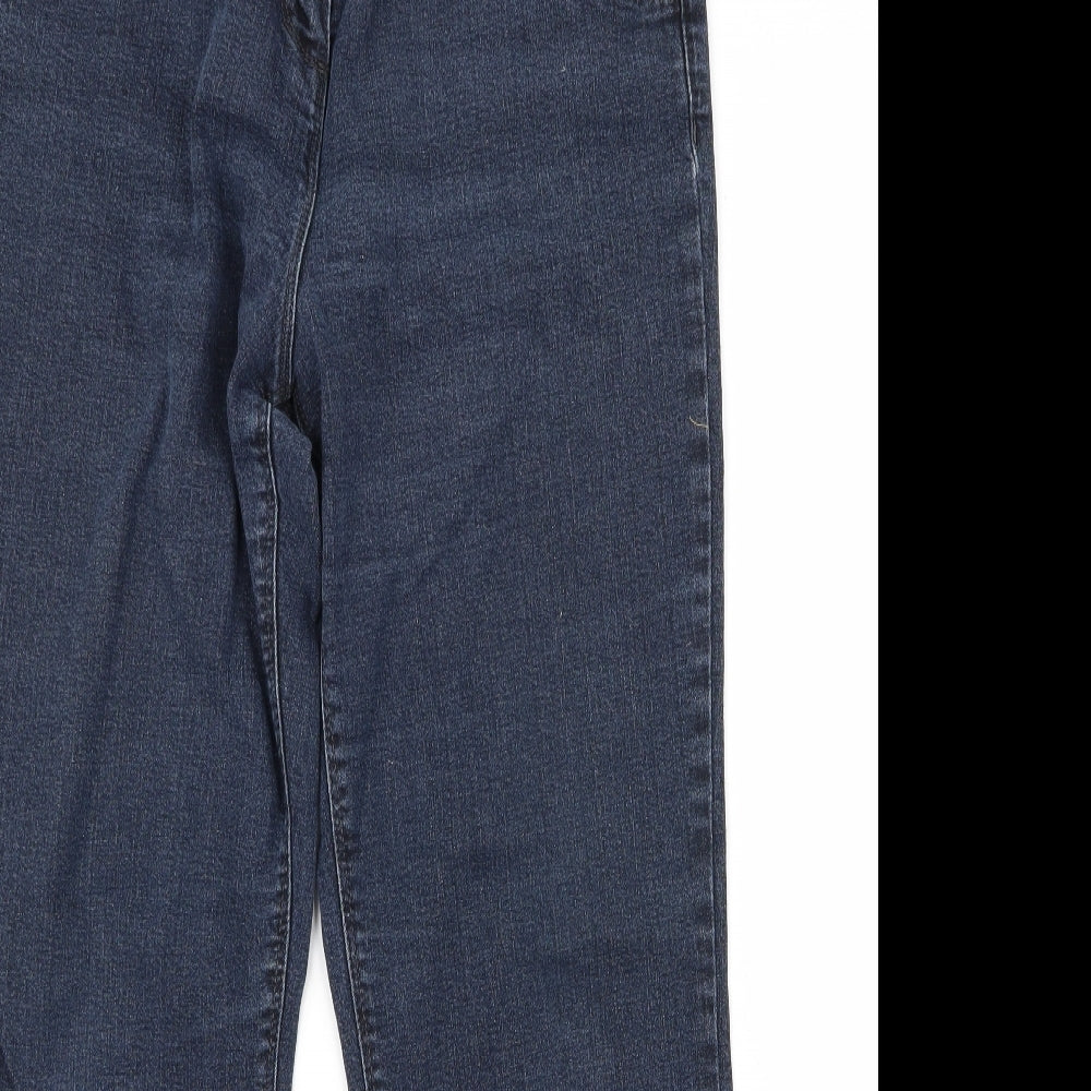 Preworn Womens Blue   Bootcut Jeans Size 32 L27 in - v