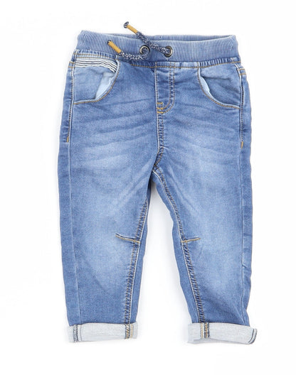 F&F Girls Blue   Bootcut Jeans Size 9 Months