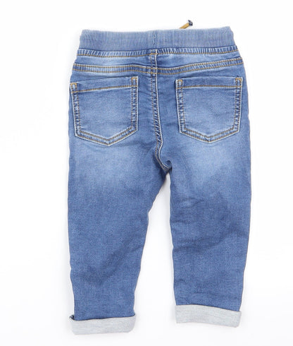 F&F Girls Blue   Bootcut Jeans Size 9 Months