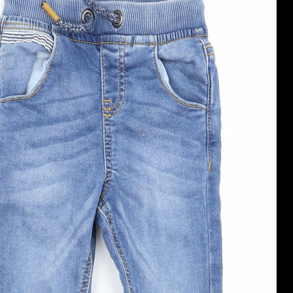 F&F Girls Blue   Bootcut Jeans Size 9 Months