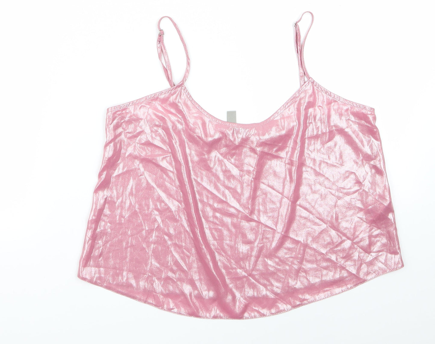 ASOS Womens Pink   Cropped Blouse Size S