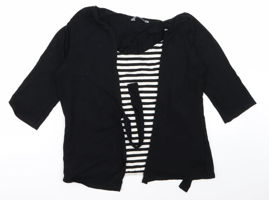 MIA Womens Black   Cardigan Jumper Size 16