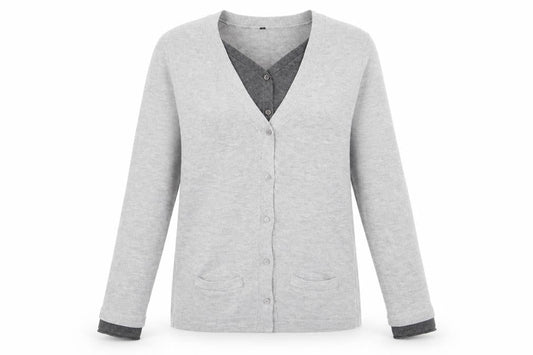 Preworn Womens Grey   Cardigan Jumper Size M