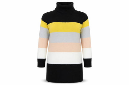 Select Womens Multicoloured Striped  Pullover Jumper Size 8