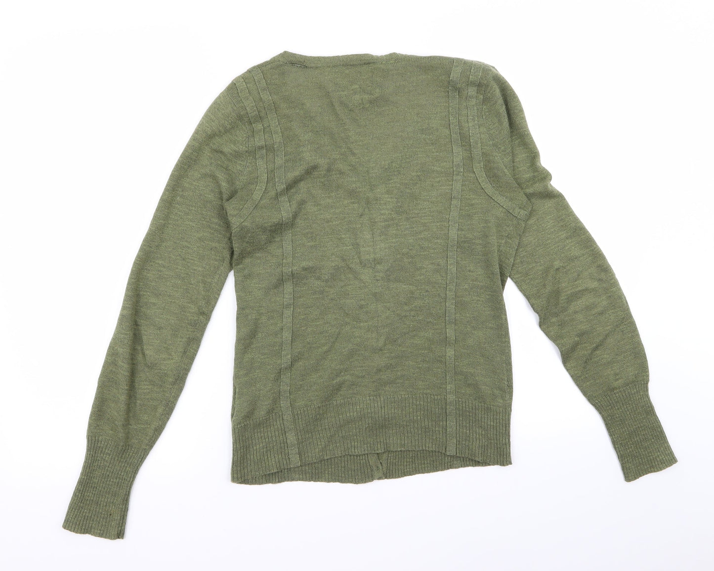 Preworn Womens Green   Cardigan Jumper Size XS