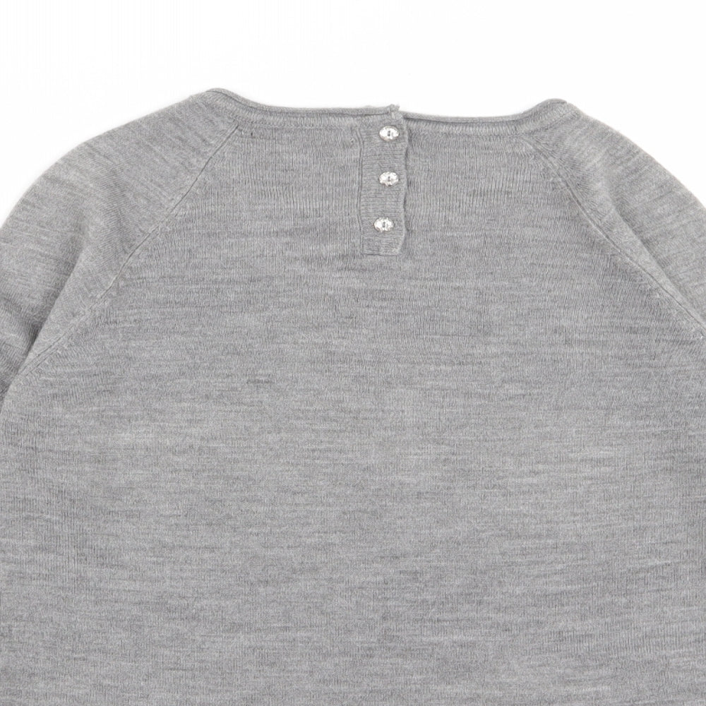 Atmosphere Womens Grey   Pullover Jumper Size 8