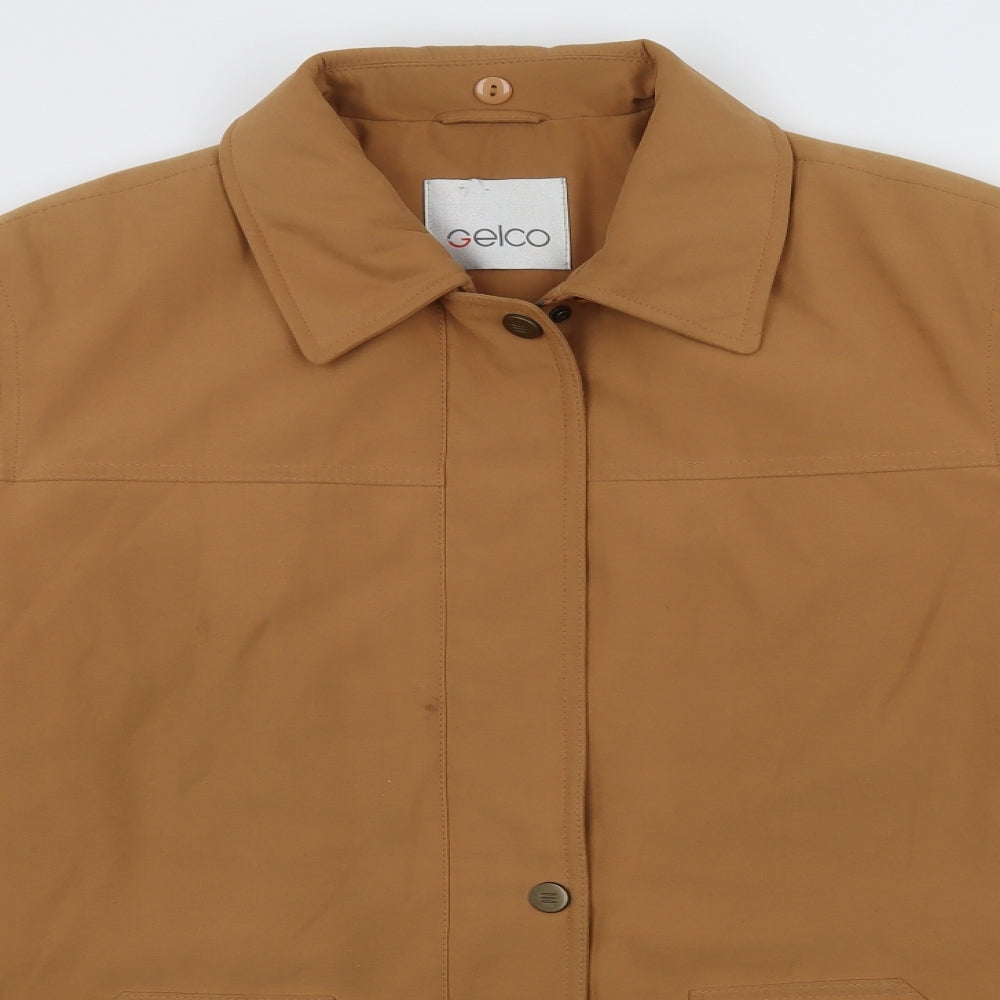 Gelco Womens Brown   Gilet Coat Size 10