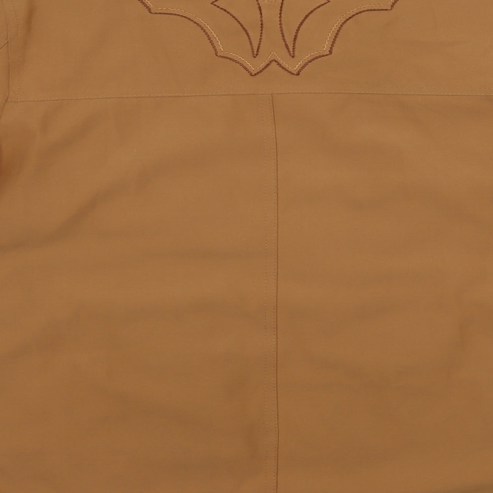 Gelco Womens Brown   Gilet Coat Size 10
