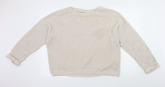New Look Womens Beige   Pullover Jumper Size 18