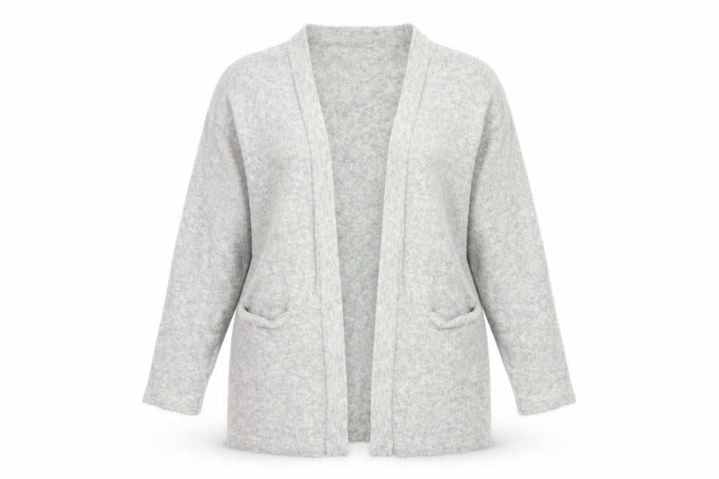 H&M Womens Grey   Cardigan Jumper Size L