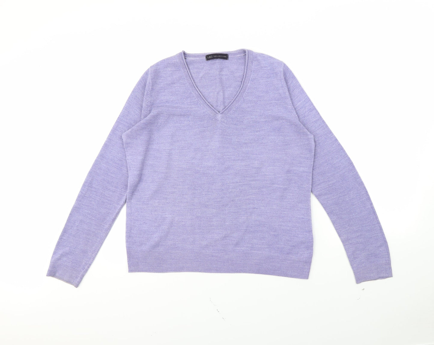 M&S Womens Purple   Pullover Jumper Size 12