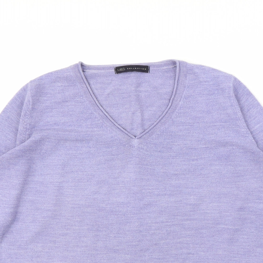 M&S Womens Purple   Pullover Jumper Size 12