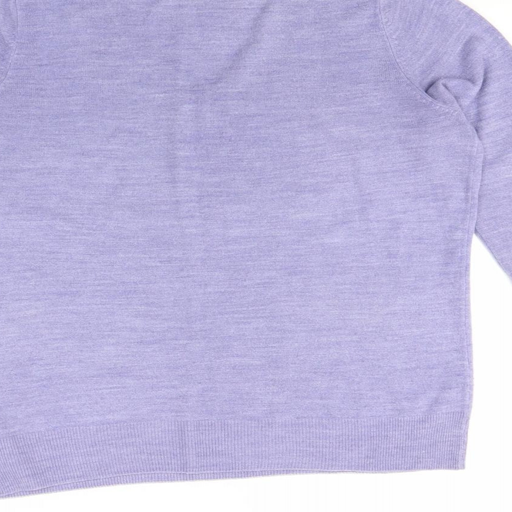 M&S Womens Purple   Pullover Jumper Size 12