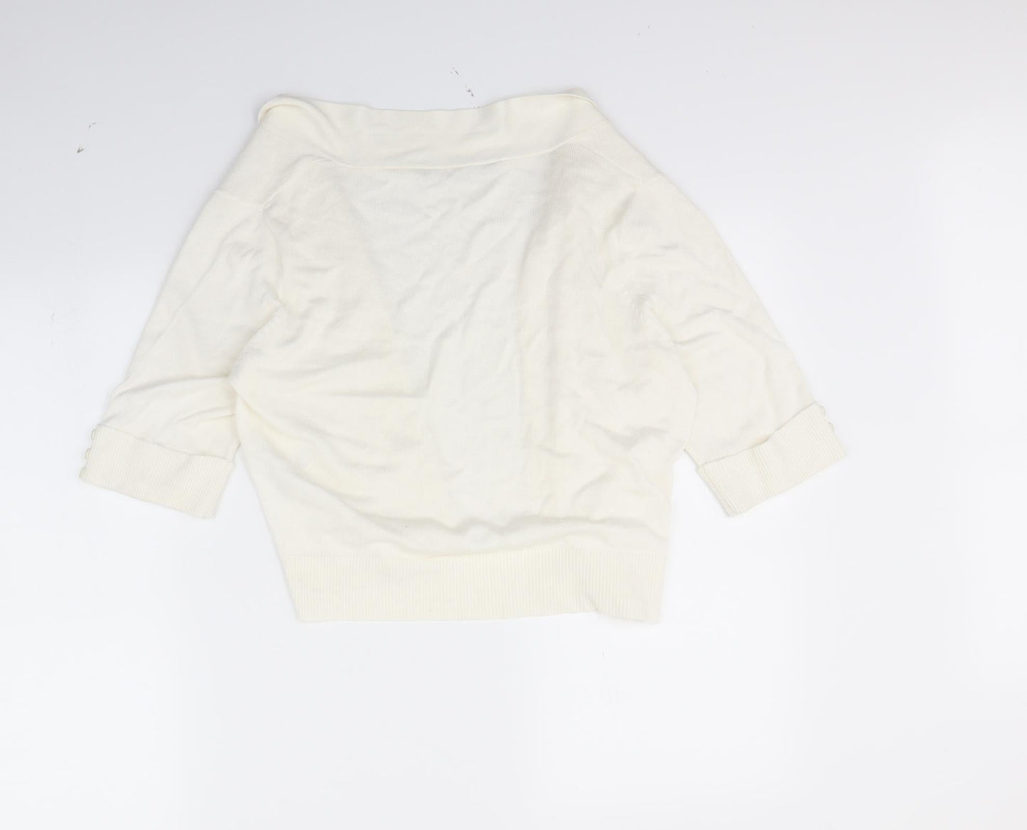 BHS Womens Ivory   Cardigan Jumper Size 16