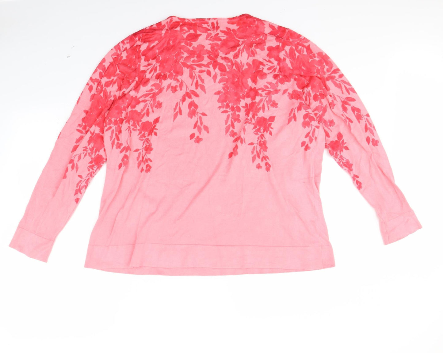Bonmarché Womens Pink   Pullover Jumper Size XL
