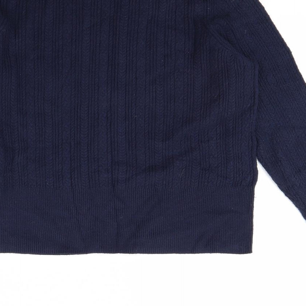 m&s Womens Blue   Pullover Jumper Size 16
