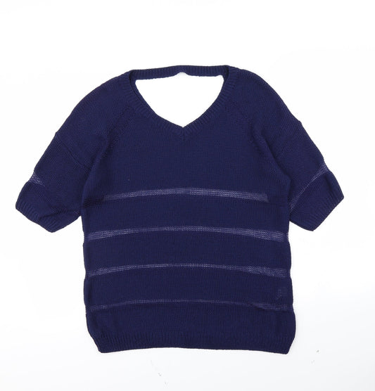 River Island Womens Blue   Pullover Jumper Size 10