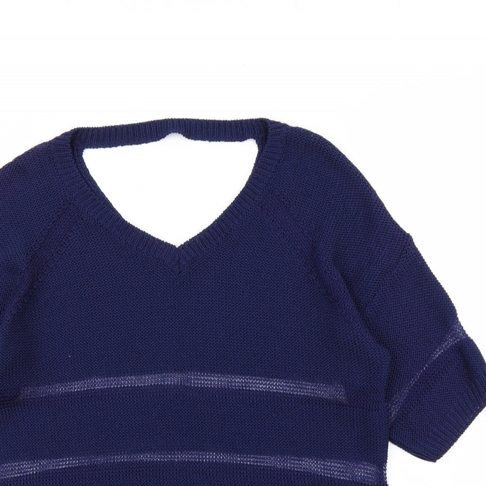 River Island Womens Blue   Pullover Jumper Size 10