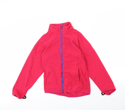 Additional front view of Hi Gear girls’ pink jacket, size 9, years