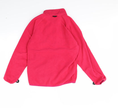 Back view of Hi Gear girls’ pink jacket, size 9, years