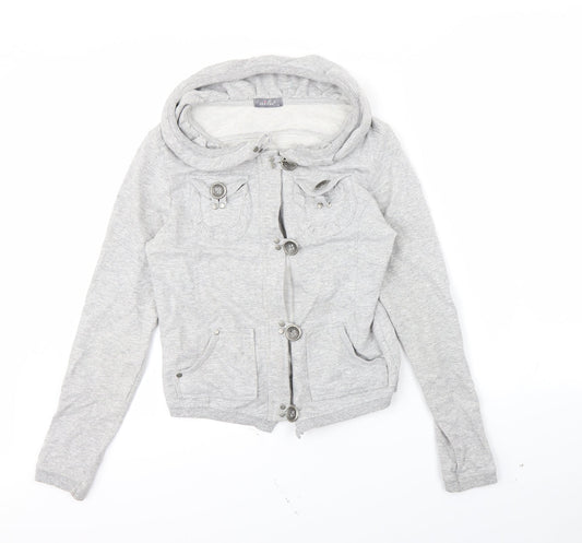 Aila Womens Grey   Jacket  Size S