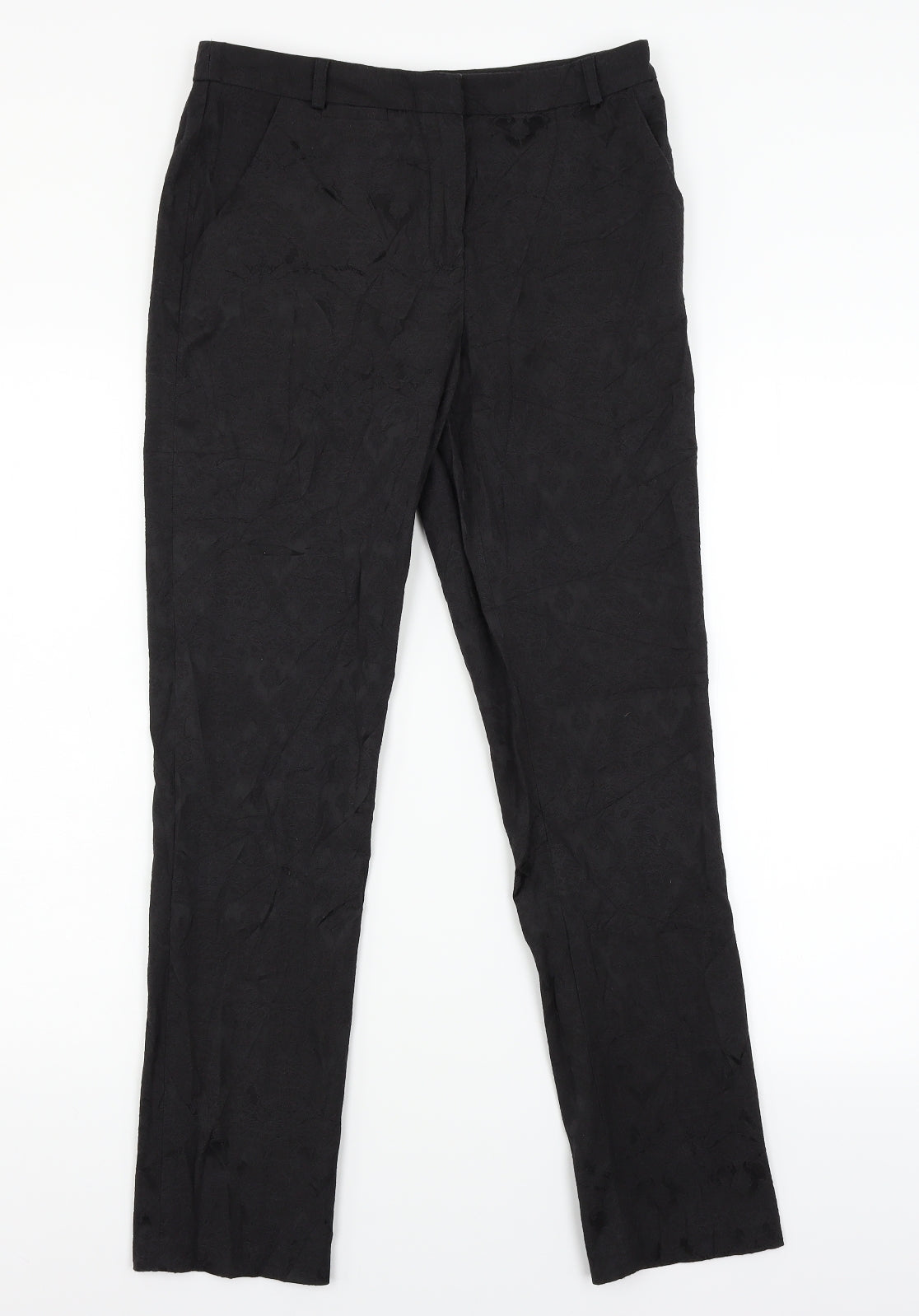 Atmosphere Womens Black   Trousers  Size 8 L29 in - Brocade