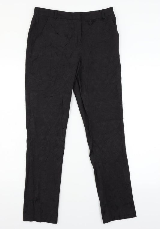 Atmosphere Womens Black   Trousers  Size 8 L29 in - Brocade