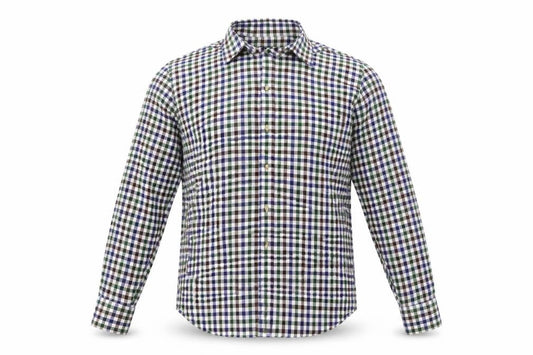 County Mens Multicoloured Check Flannel  Button-Up Size M