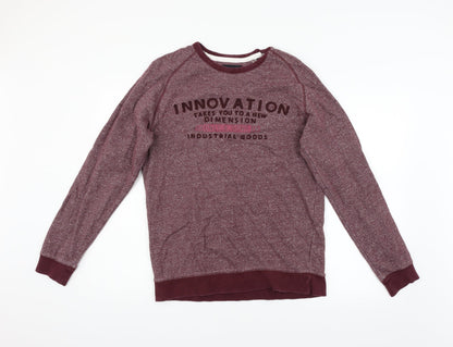 Additional front view of Only & Sons men’s red jumper, size M