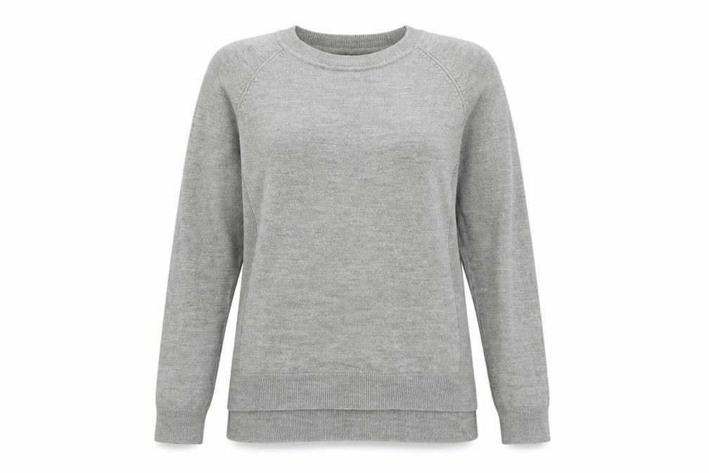 Primark Womens Grey  Knit Pullover Jumper Size S